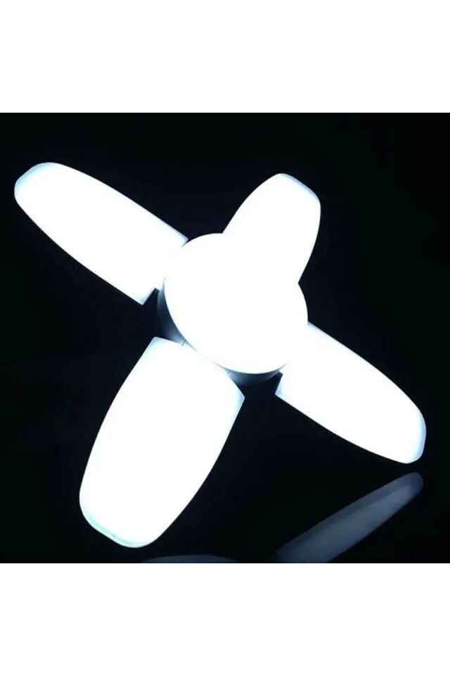 4 Kanatlı 60 Watt 6000 Lümen Katlanır Ampul 4+1 Kanatlı Katlanabilir Enerji Tasarruflu Led Ampul