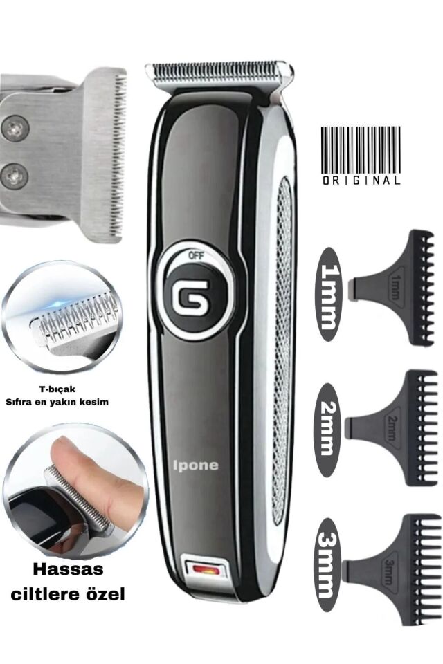 1011 Lazer Öncesi Sakal Vücut Ense Çizim Kişisel Bakım Aletleri Sıfıra Yakın Tıraş Makinesi