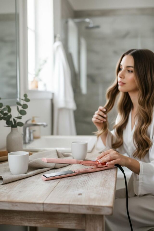 VOLEMİ V-0110 Profesyonel Geniş Seramik Plakalı Saç Düzleştirici