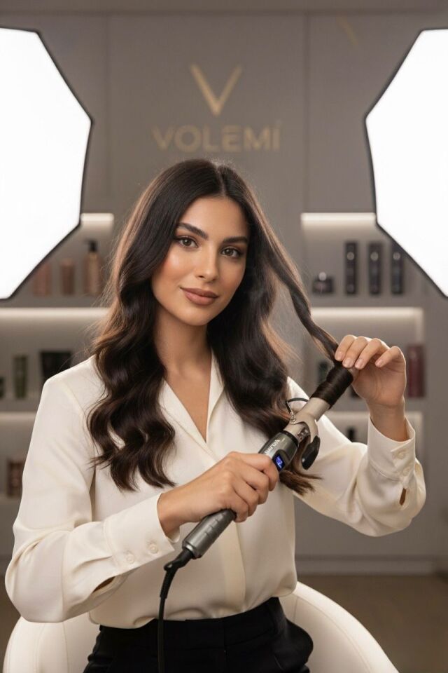 V-0112 Dijital Sensörlü Saç Maşası 450-950°F 11 Kademeli Profesyonel Bukle Şekillendirici