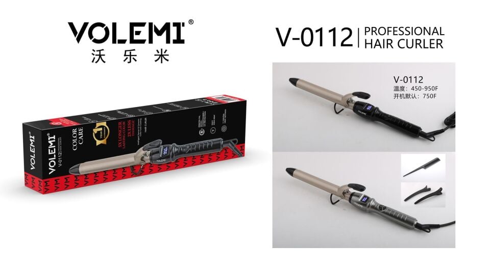 V-0112 Dijital Sensörlü Saç Maşası 450-950°F 11 Kademeli Profesyonel Bukle Şekillendirici