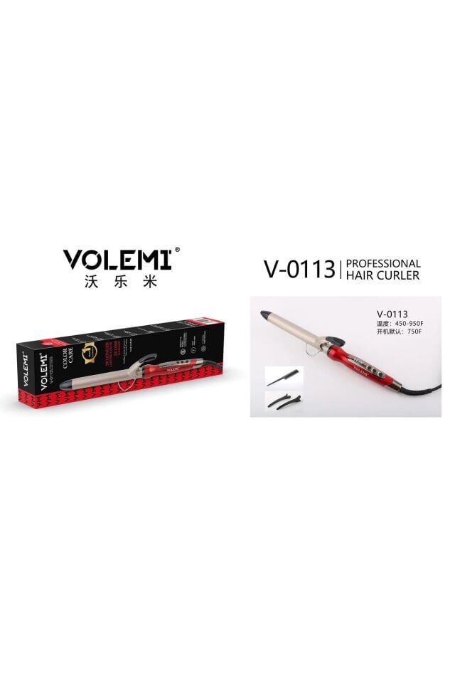 V-0113 Dijital Sensörlü Saç Maşası 450-950°F 11 Kademeli Profesyonel Bukle Şekillendirici