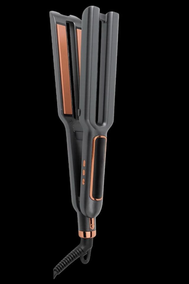 0097 Çift Plakalı Saç Düzleştirici | Hızlı Isınma, Dijital LED Ekran, Parlak ve Pürüzsüz Saçlar