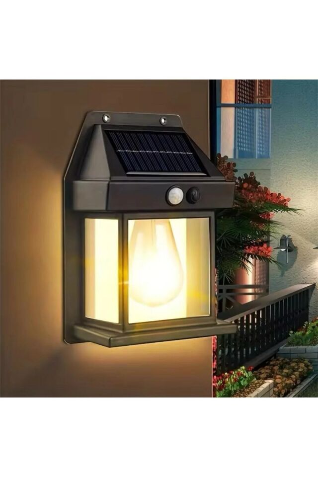 Güneş Enerjili Hareket Sensörlü Suya Dayanıklı Ev Bahçe Balkon Led lamba Solar Solar Duvar Lambası