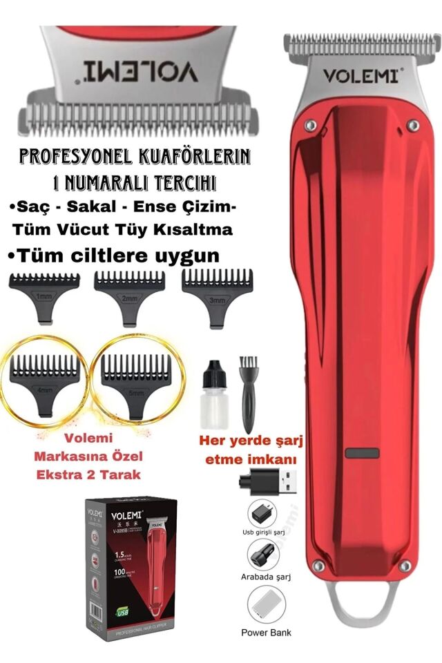 V-0085b Lazer-Epilasyon Öncesi Tüm Vücut Tıraş Makinesi Sakal-Ense-Vücut