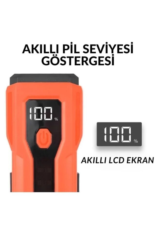 Deprem Çantası Için El Feneri-bisiklet Farı-dijital Ekran Powerbank-uzun Ömürlü Pil- Kamp Lambası