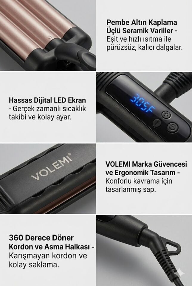 V-0114 Profesyonel 32mm Saç Tost Makinesi (Wag Maşası)