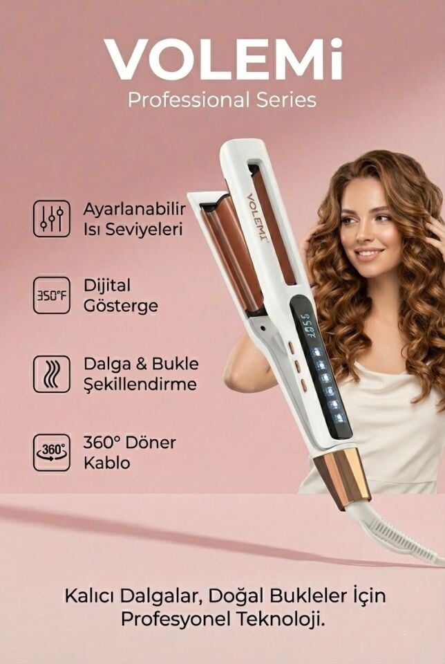 V-0103 Profesyonel Su Dalgası ve Wag Saç Maşası